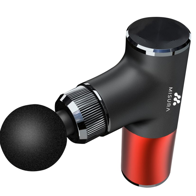 MISURA MB3 masažni pištolj - BLACK/RED