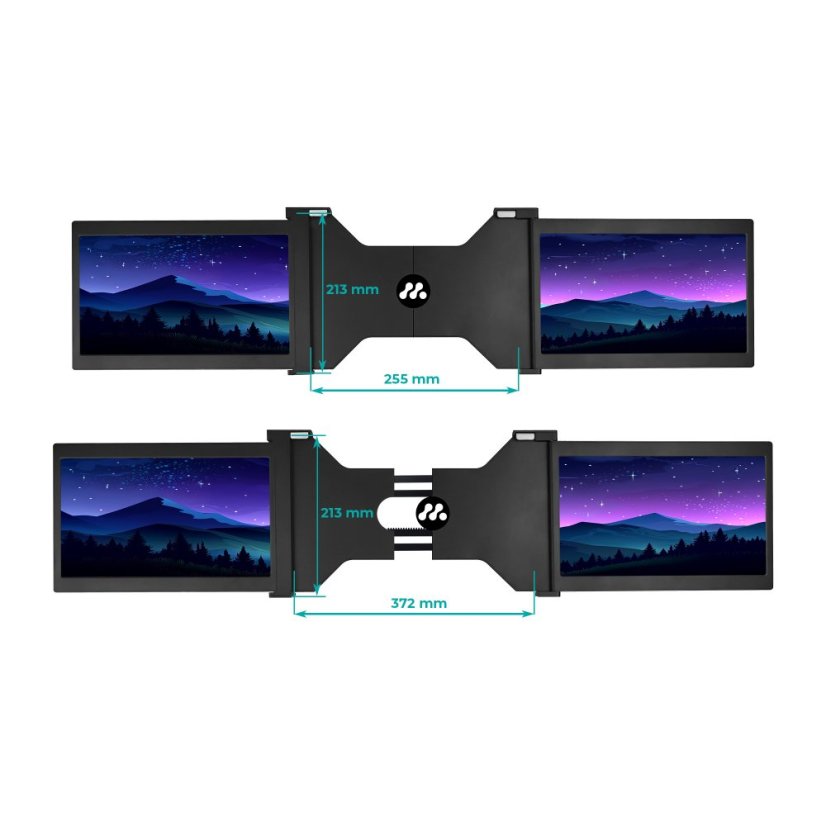 MISURA Prenosni monitorji LCD 11,6 "3M1106D