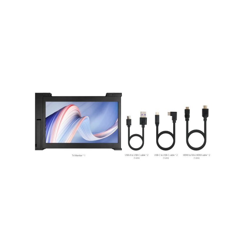 MISURA Monitores LCD portátiles de 11,6" 3M1106D