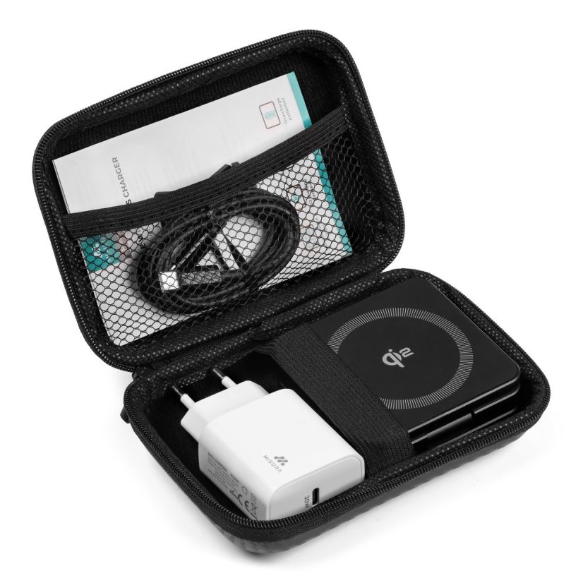 Cargador inalámbrico 3 en 1 MISURA MH08 Pro - BLACK