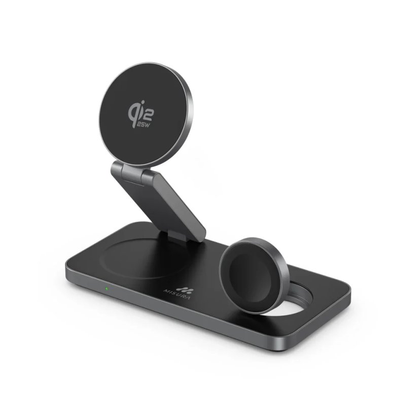 MISURA MH11 Pro 3v1 Skládací bezdrátová nabíječka - BLACK