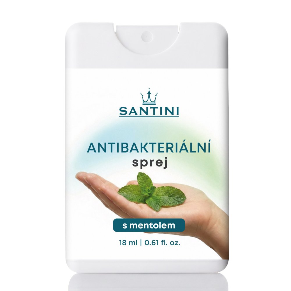 SANTINI Antibakteriální sprej s mentolem 18 ml