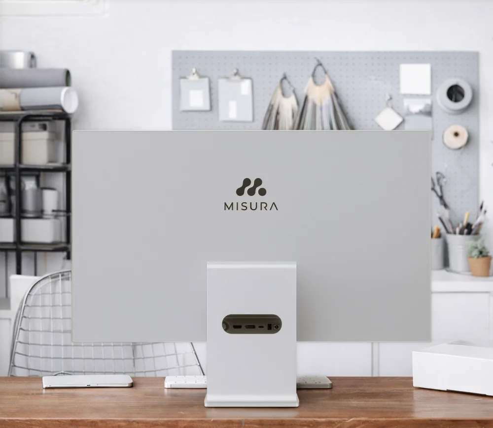 Monitor MISURA VIVA 27 – dimenzije i izvedba na stolu