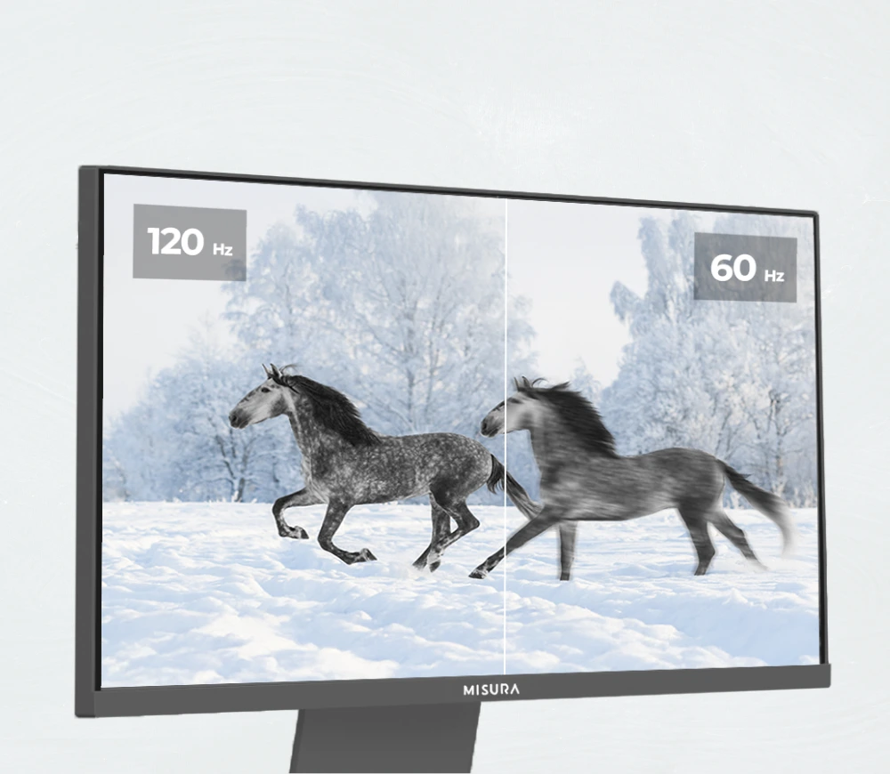 Plynulé zobrazení 120 Hz – MISURA VIVA 27