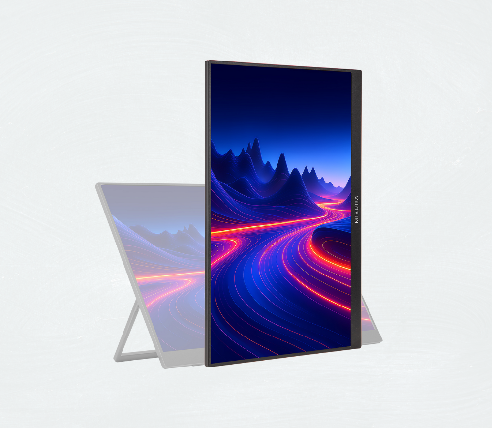 Monitor u okomitom i vodoravnom položaju