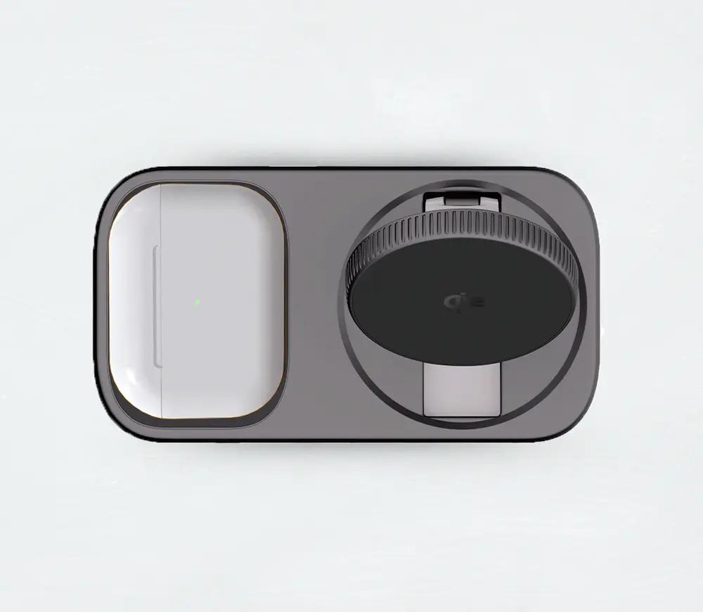 Brezžično polnjenje slušalk na postaji MH14