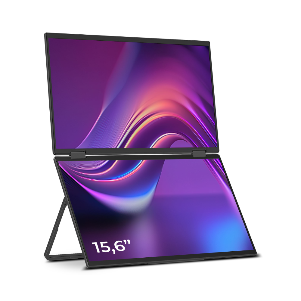 15,6" Přenosný duální monitor k notebooku FHD USB-C a HDMI - MISURA P24156LYS01
