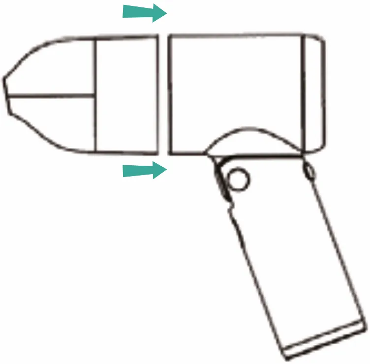 MA01 - aspirapolvere portatile senza fili per auto, pieghevole, 5000Pa, NERO