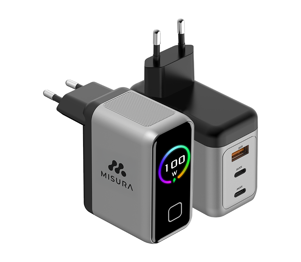 MISURA MH15 GaN punjač 100 W sa zaslonom