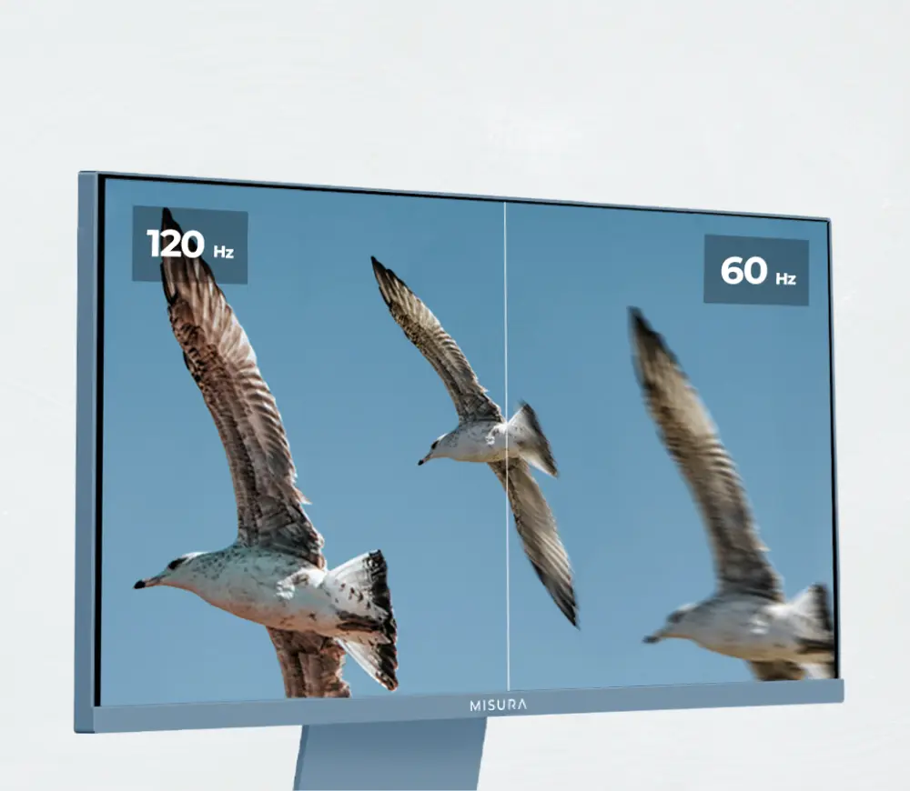 Gladek prikaz 120 Hz – MISURA VIVA 27