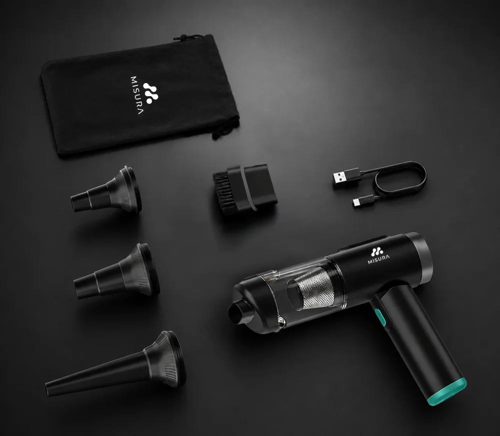 MISURA MA01 PRO – čištění těžko dostupných míst v autě