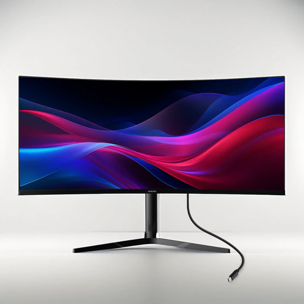 Konektivita MISURA 34 Curved – HDMI, DP, USB-C, USB-B, USB-A
