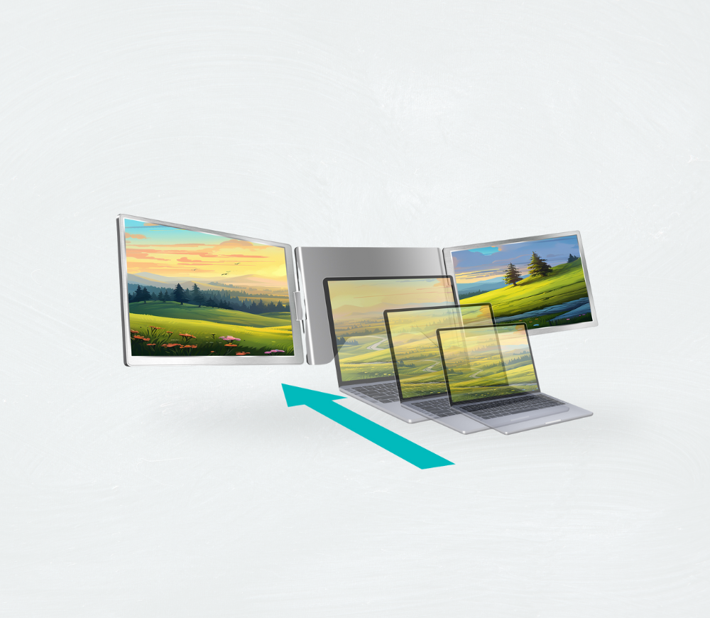 Dvojni monitor MISURA – pisarniška uporaba