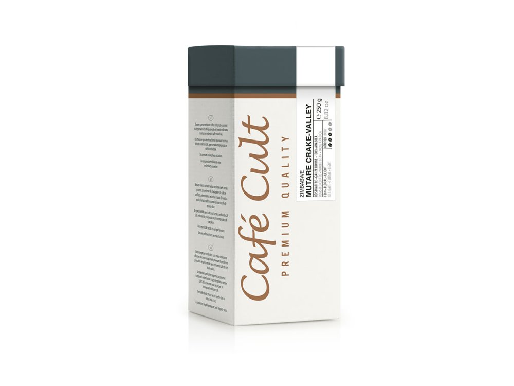 Fotografie produktu: Cafe Cult Zrnková káva Simbabwe “Mutare Crake-Valley” 250g
